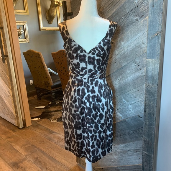 Kay Unger New York Dress Animal Print Cocktail - Picture 4 of 12
